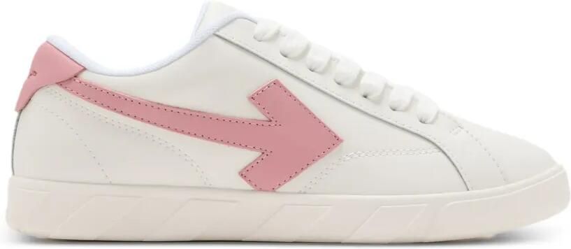 Off-White Kids End of Play leren sneakers Beige