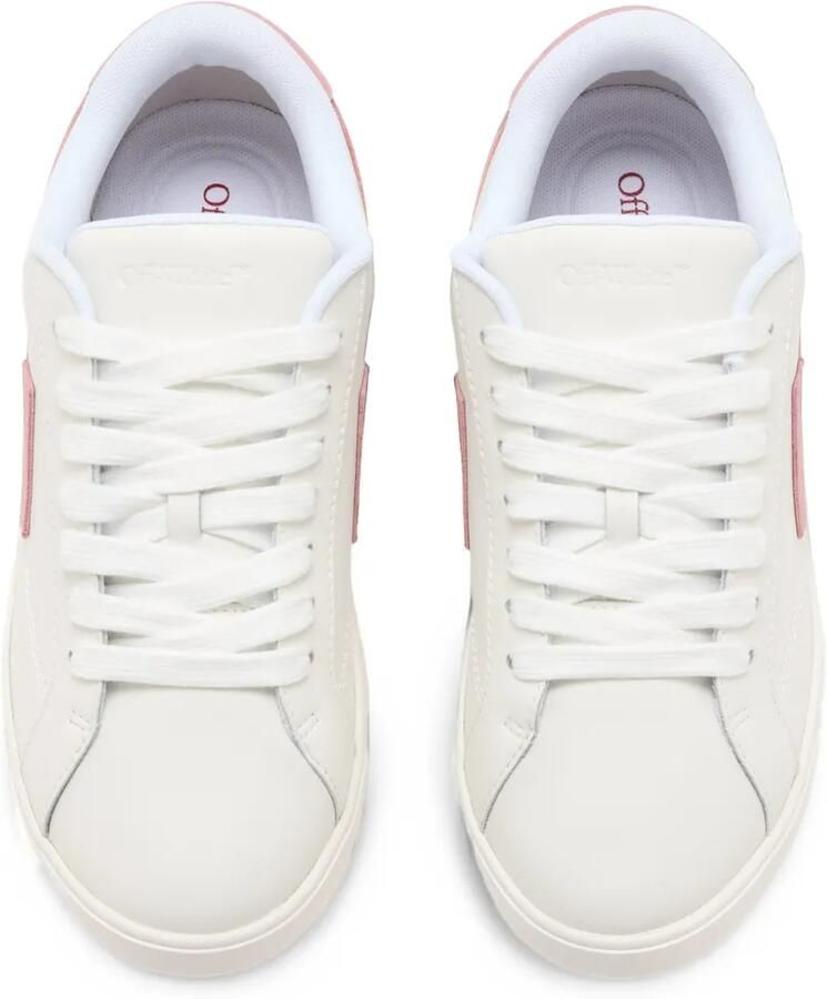 Off-White Kids End of Play leren sneakers Beige - Foto 3