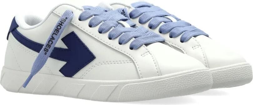 Off-White Kids End of Play leren sneakers Wit
