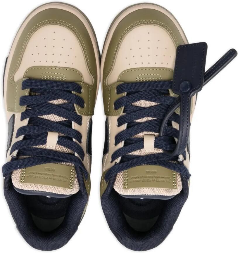 Off-White Kids Leren sneakers met Arrow-detail Groen - Foto 2