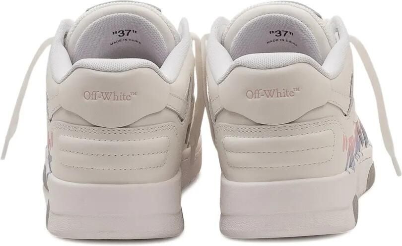 Off-White Kids Out Of Office leren sneakers Beige - Foto 3