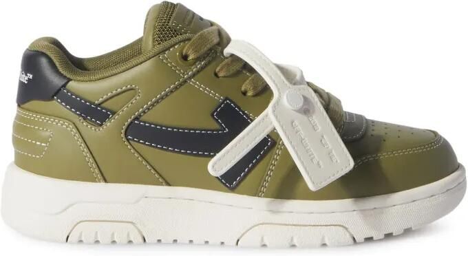 Off-White Kids Out Of Office "OOO" sneakers Groen - Foto 4