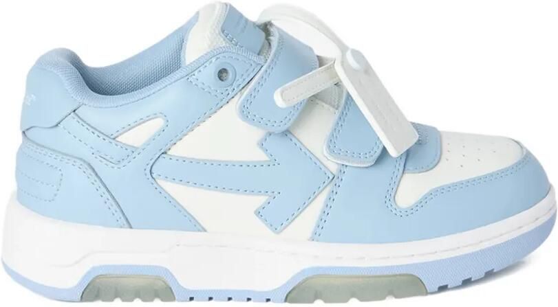 Off-White Kids Out Of Office sneakers met klittenband Blauw - Foto 4
