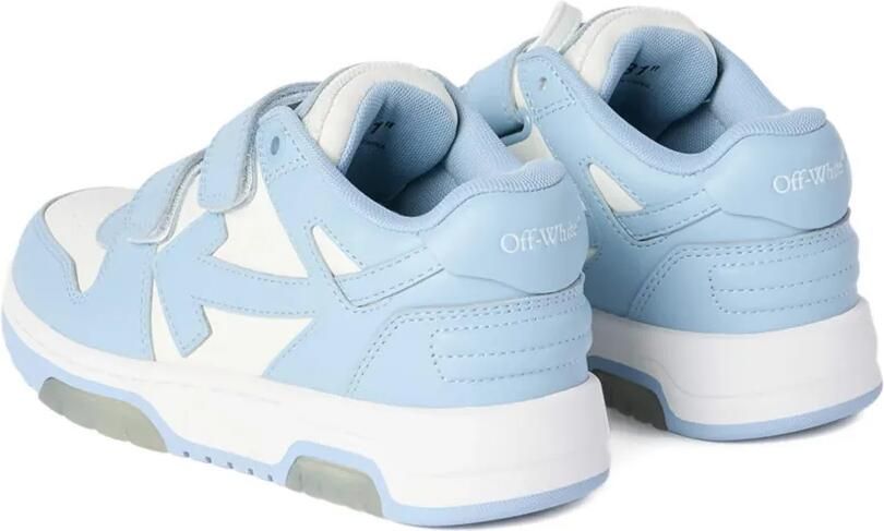 Off-White Kids Out Of Office sneakers met klittenband Blauw - Foto 3