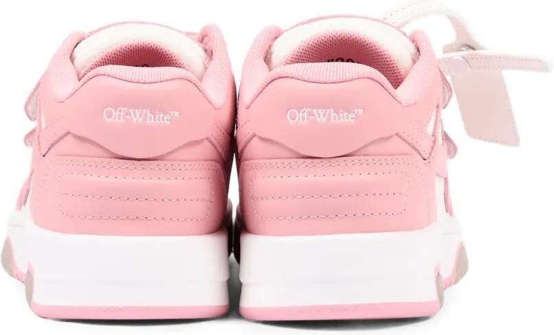 Off-White Kids Out Of Office sneakers met klittenband Roze - Foto 3