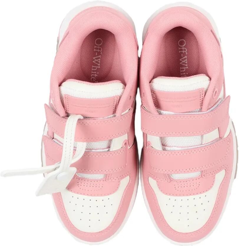 Off-White Kids Out Of Office sneakers met klittenband Roze - Foto 2