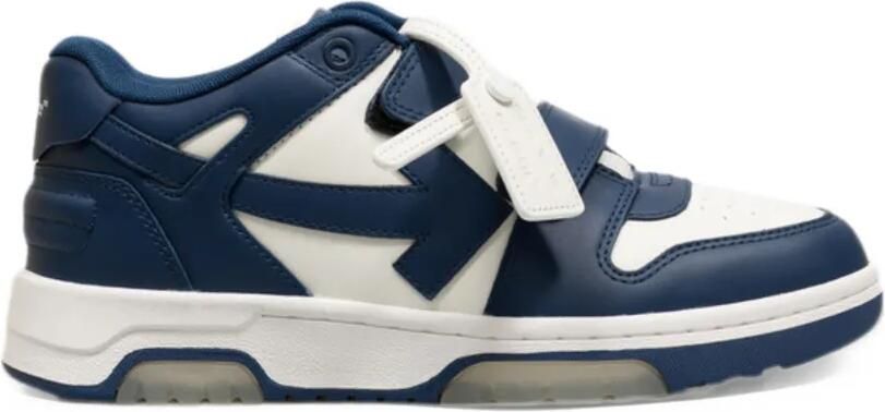 Off-White Kids Out Of Office touch-strap sneakers Blauw - Foto 5