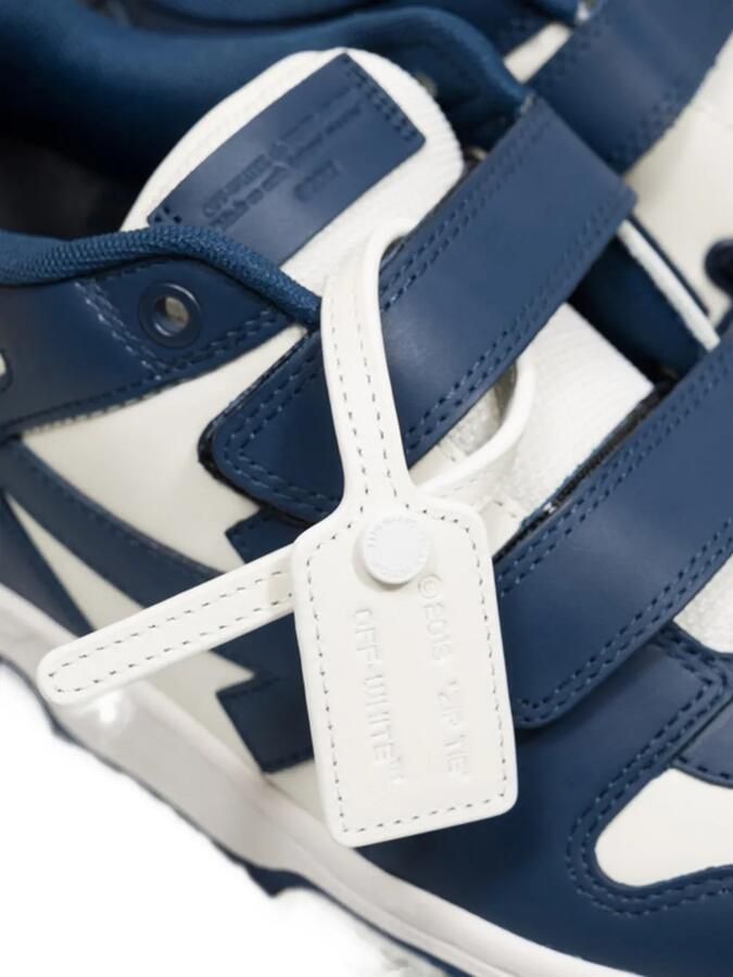 Off-White Kids Out Of Office touch-strap sneakers Blauw - Foto 3