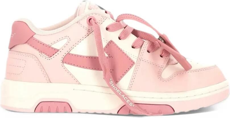 Off-White Kids Out Of Office Zip Tie sneakers Roze - Foto 4