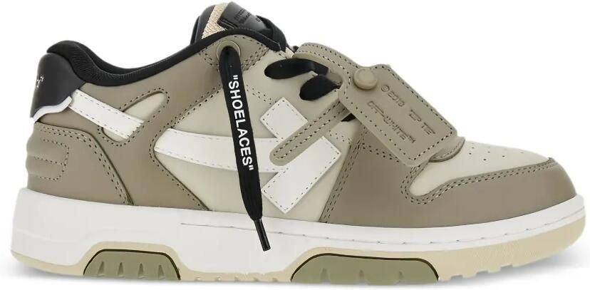 Off-White Kids Sneakers Ou OLIVE GREEN LIGHT BROWN