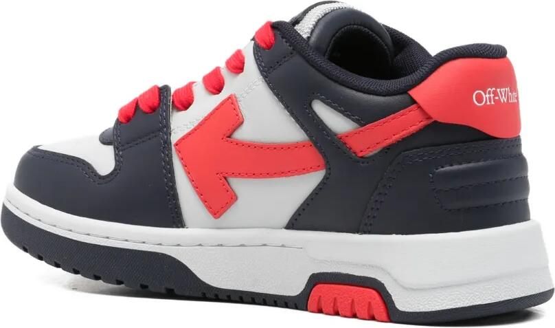 Off-White Kids The Out Of Office sneakers met Arrow-patroon Blauw - Foto 3