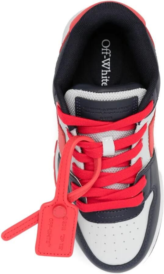 Off-White Kids The Out Of Office sneakers met Arrow-patroon Blauw - Foto 2