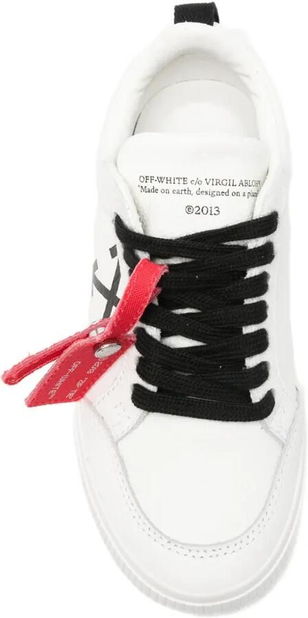 Off-White Kids Vulc Low Diag-stripe sneakers Wit - Foto 2