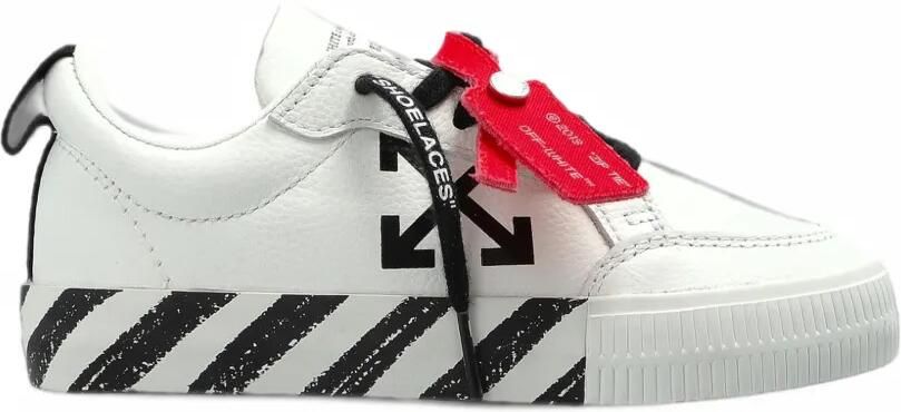 Off-White Kids Vulc Low logo-detail sneakers Wit - Foto 3