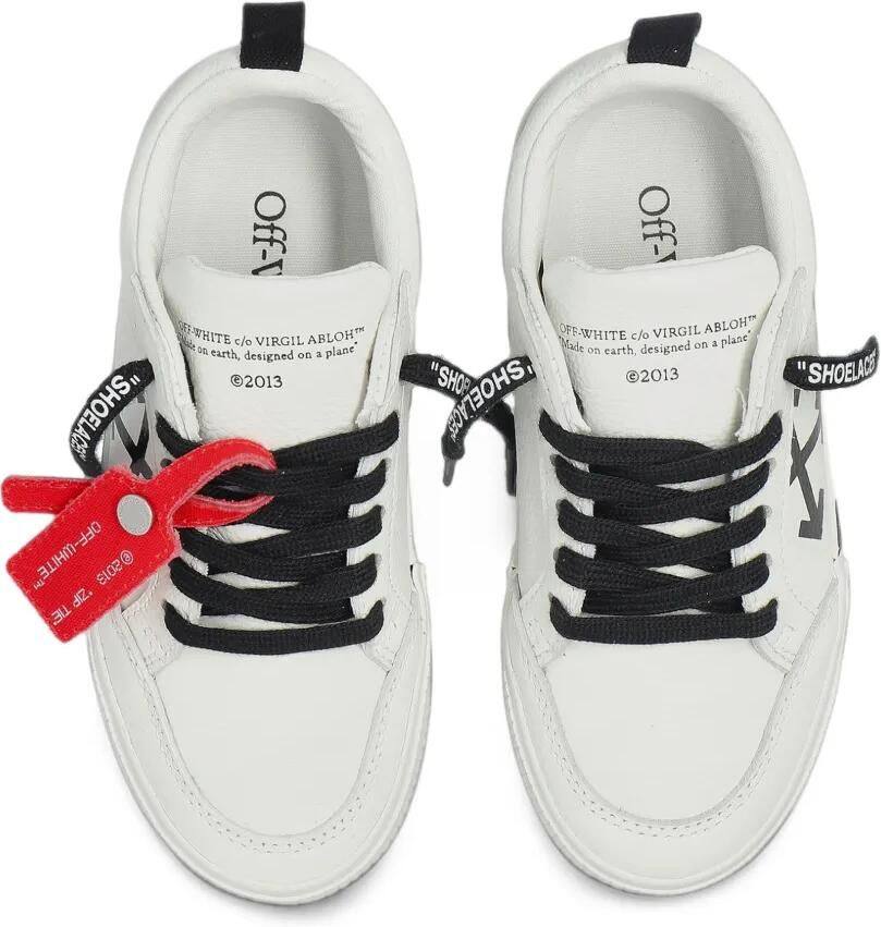 Off-White Kids Vulc Low logo-detail sneakers Wit - Foto 2