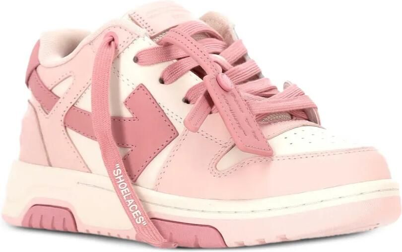 Off-White Kids Zip Tie sneakers met Arrows-patch Roze