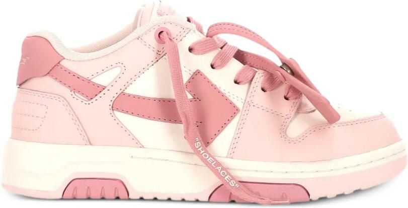 Off-White Kids Zip Tie sneakers met Arrows-patch Roze - Foto 4