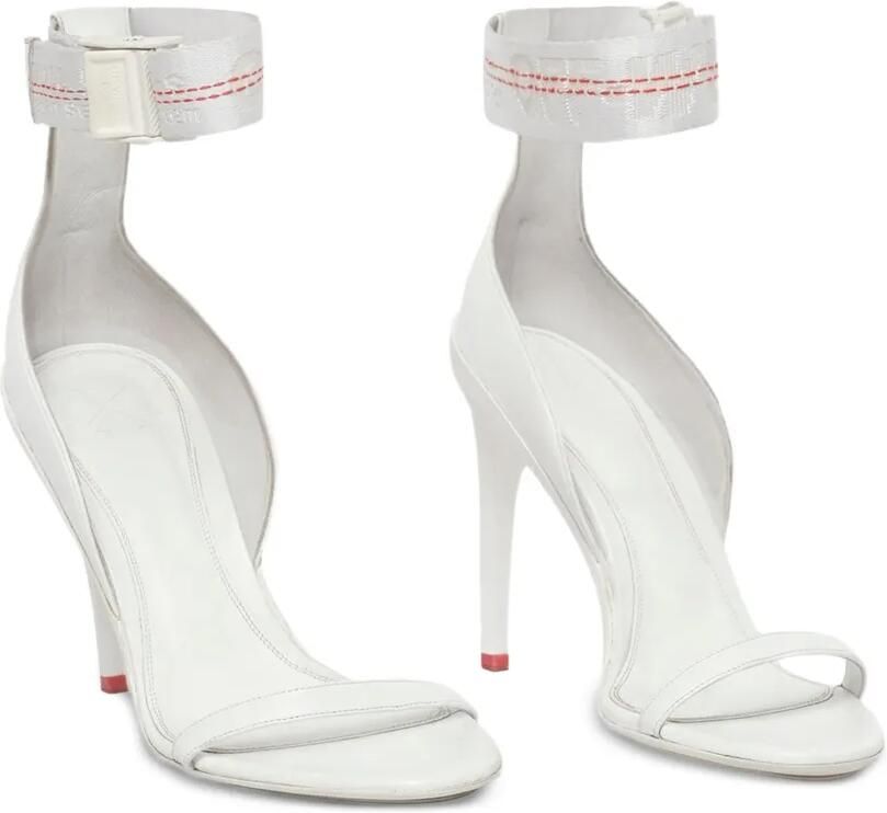 Off-White Leren sandalen Wit - Foto 3