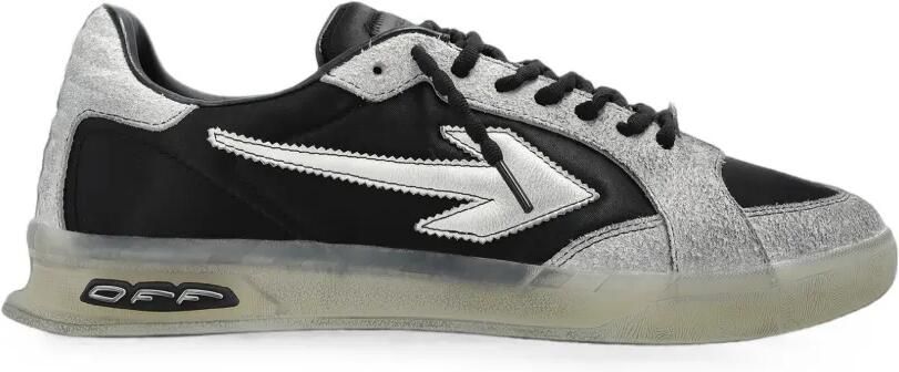 Off-White Leren sneakers met vlakken Zwart