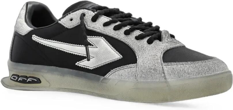 Off-White Leren sneakers met vlakken Zwart - Foto 4