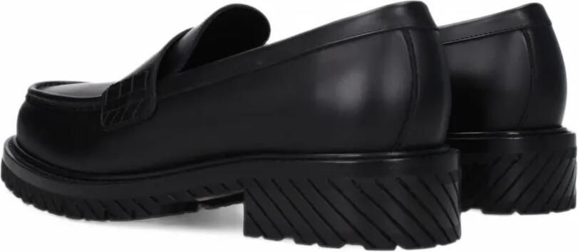 Off-White logo-debossed loafers Zwart - Foto 3