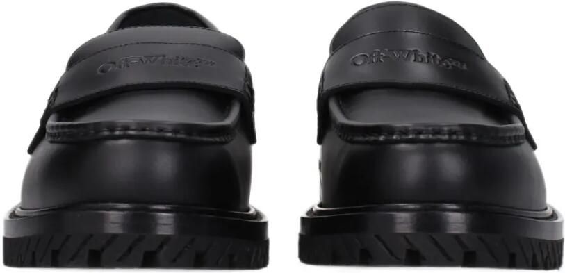 Off-White logo-debossed loafers Zwart - Foto 2