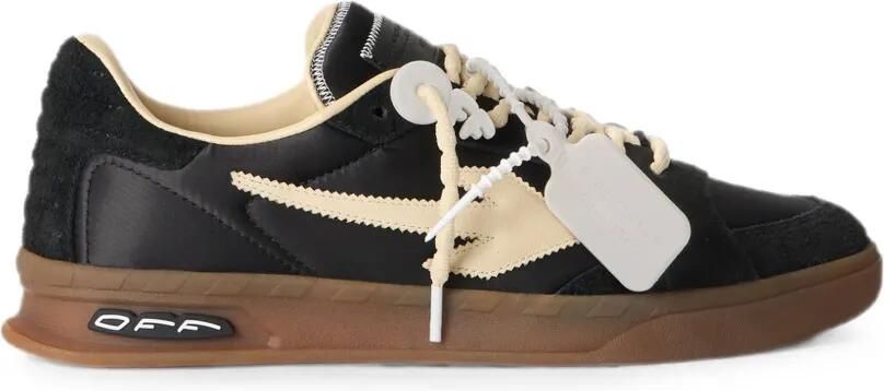 Off-White M-End Of Play-06209 sneakers met suède vlakken Zwart