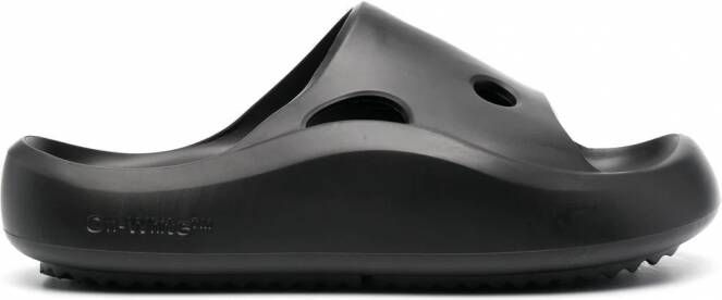 Off-White Meteor badslippers Zwart