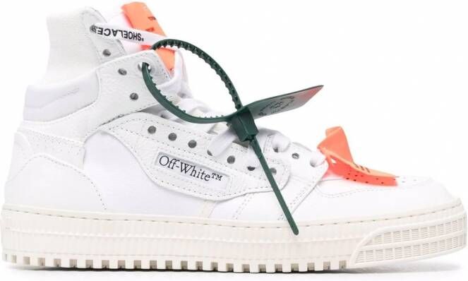 Off-White Off White Off Court 3.0 sneakers dames Elastane polyamide katoen Polyester leer leer rubber 35 Wit