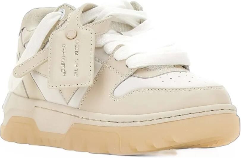 Off-White Out Of Office chunky varsity sneakers Beige - Foto 3