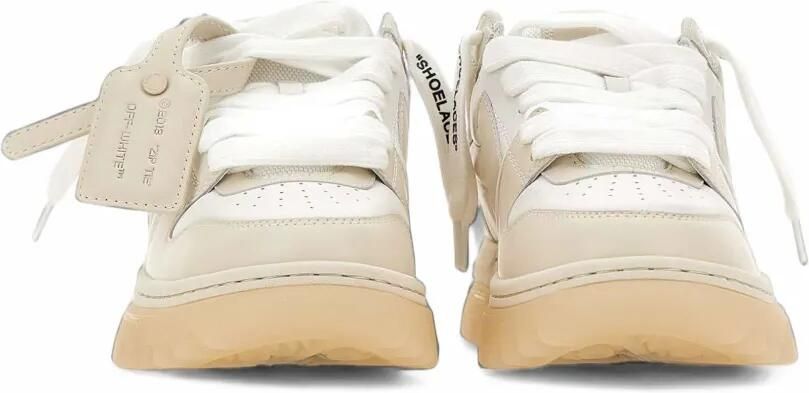 Off-White Out Of Office chunky varsity sneakers Beige - Foto 4