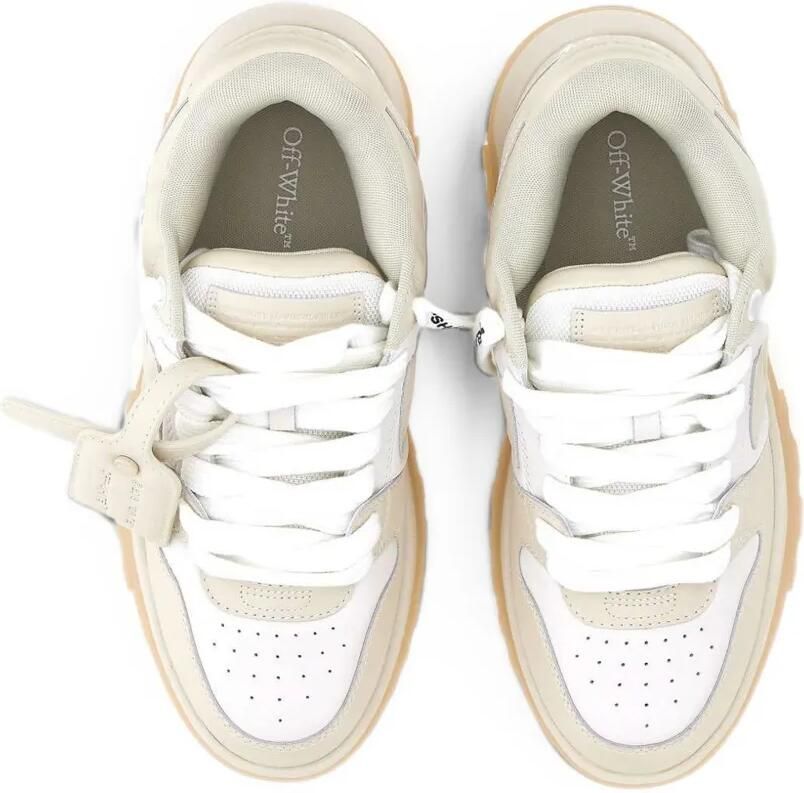 Off-White Out Of Office chunky varsity sneakers Beige - Foto 2