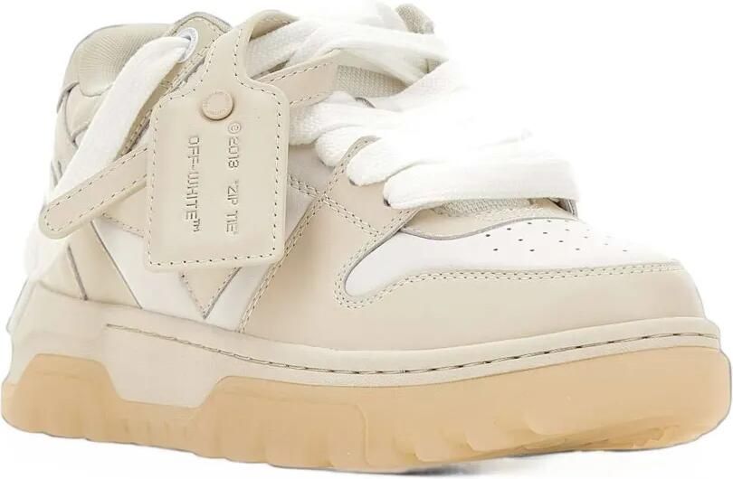 Off-White Out Of Office chunky varsity sneakers Beige - Foto 4