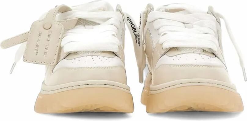 Off-White Out Of Office chunky varsity sneakers Beige - Foto 5