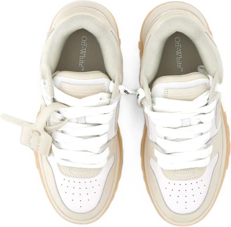 Off-White Out Of Office chunky varsity sneakers Beige - Foto 2