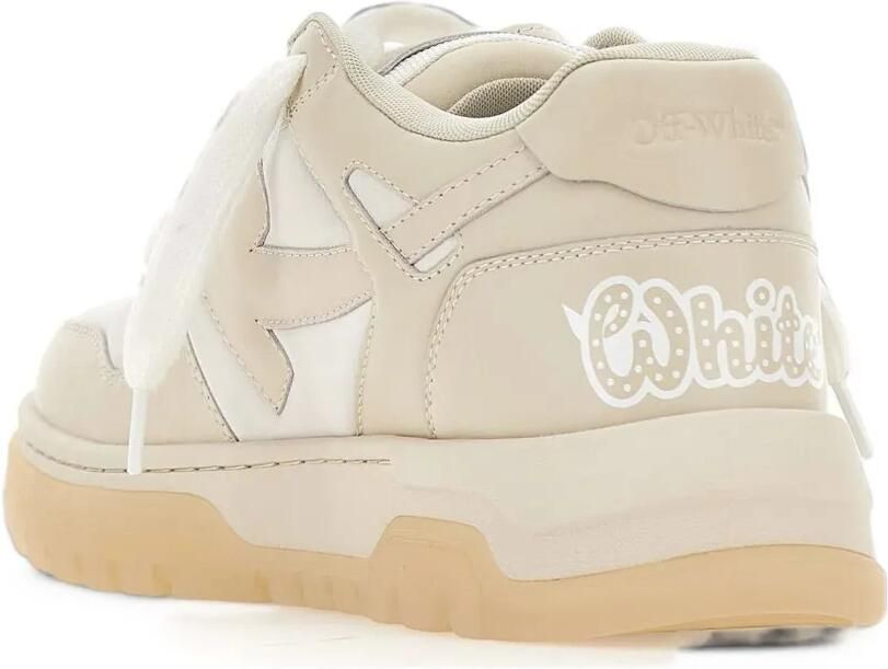Off-White Out Of Office chunky varsity sneakers Beige - Foto 3
