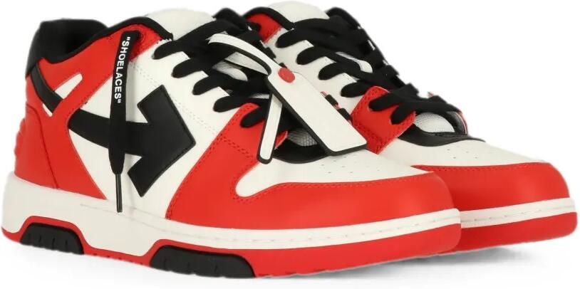 Off-White Out Of Office colour-block sneakers Rood - Foto 4