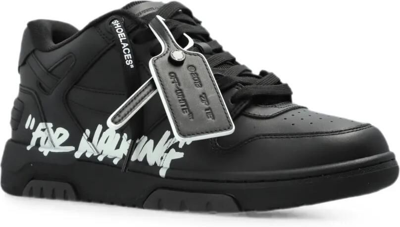Off-White Out of Office "For Walking" sneakers Zwart - Foto 5