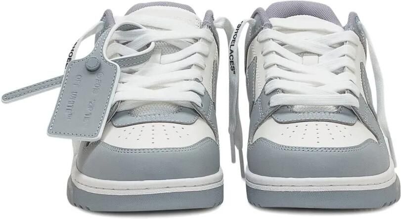 Off-White Out Of Office kalfsleren sneakers Grijs