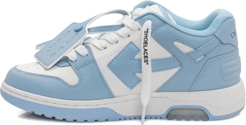 Off-White Out Of Office leren sneakers Blauw - Foto 4