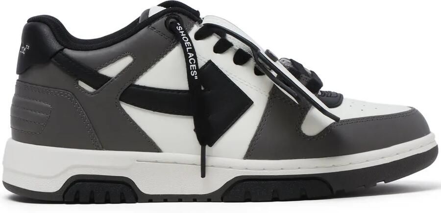Off-White Out Of Office leren sneakers Grijs
