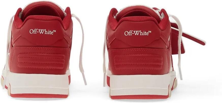 Off-White Out Of Office leren sneakers Rood - Foto 2