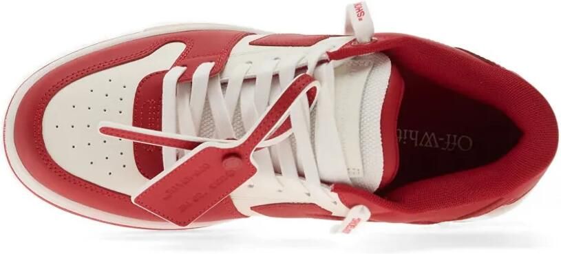 Off-White Out Of Office leren sneakers Rood - Foto 4