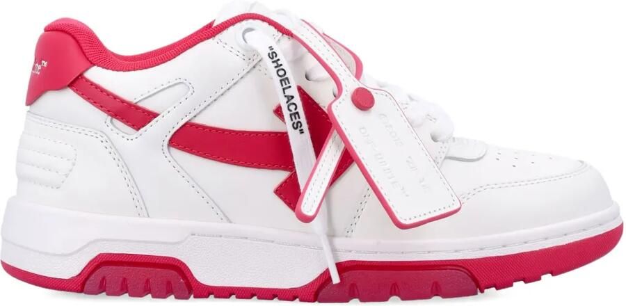 Off-White Out Of Office leren sneakers Wit
