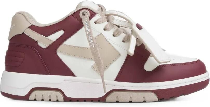 Off-White Out Of Office leren sneakers Wit