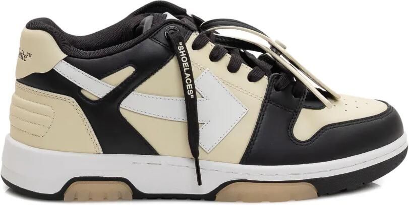 Off-White Out Of Office leren sneakers Zwart