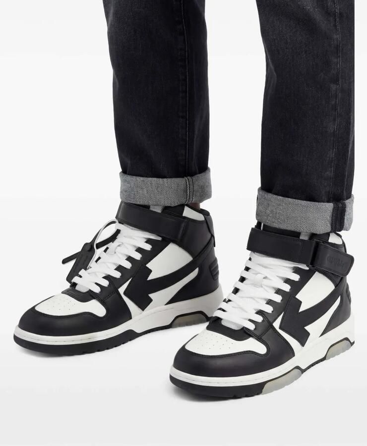 Off-White Out Of Office mid-top sneakers Zwart - Foto 2