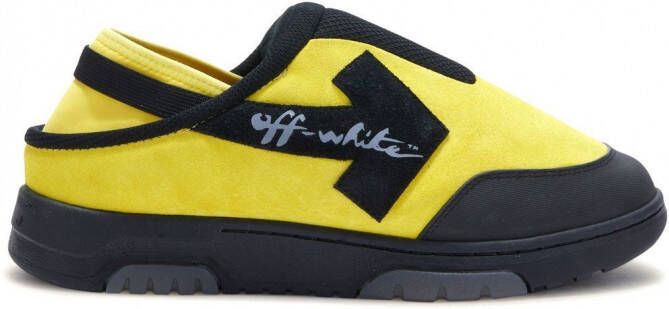 Off-White Out Of Office slip-on sneakers Geel
