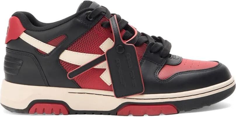 Off-White Out Of Office sneakers met Arrow-patroon Zwart