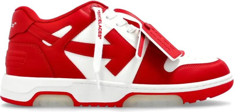 Off-White Out Of Office sneakers met pijldetail Rood